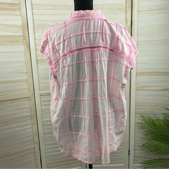 Anthropologie Pilcro Serena Surf Top Blouse XL - Picture 6 of 14